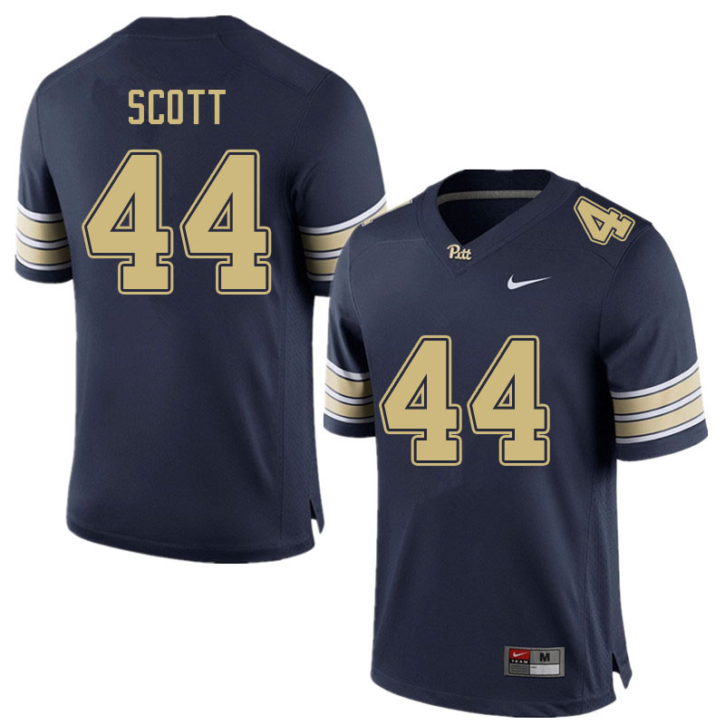 Men #44 Jimmy Scott Pitt Panthers College Football Jerseys Sale-Navy